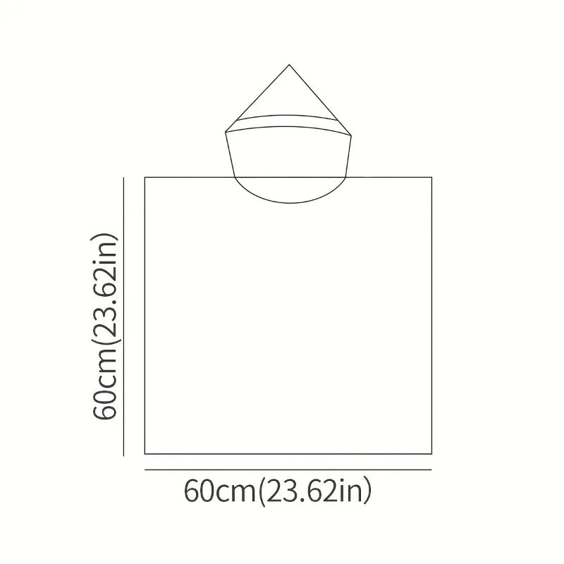 Baby Hooded Towel Super Soft Absorbent Swaddle Blanket for Infants with Hood