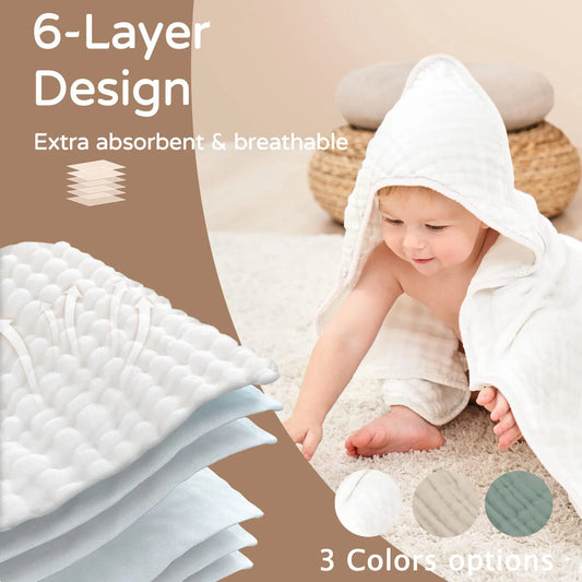 Baby Bath Hooded Towels